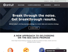 Tablet Screenshot of antuit.com